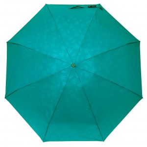 Женский мини зонт зеленого цвета, Три Слона, полный автомат, 3 сл.,арт.4806-4
